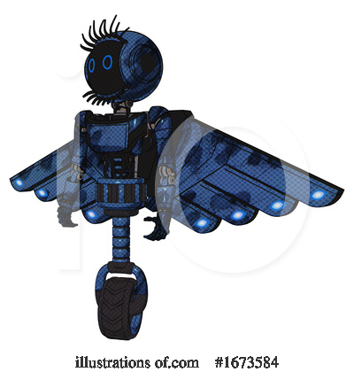Royalty-Free (RF) Robot Clipart Illustration by Leo Blanchette - Stock Sample #1673584