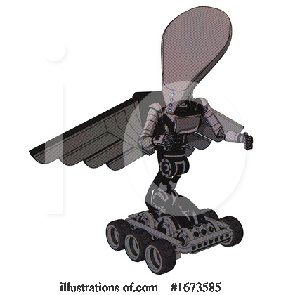 Royalty-Free (RF) Robot Clipart Illustration by Leo Blanchette - Stock Sample #1673585