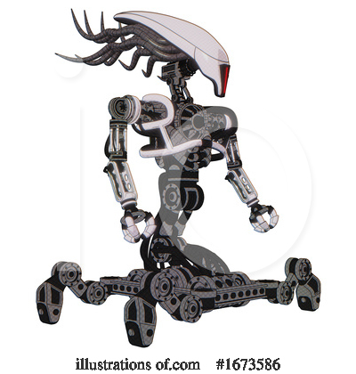 Royalty-Free (RF) Robot Clipart Illustration by Leo Blanchette - Stock Sample #1673586