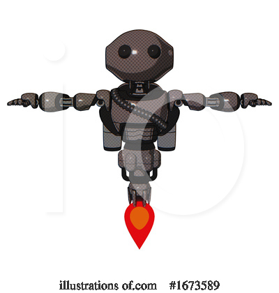 Royalty-Free (RF) Robot Clipart Illustration by Leo Blanchette - Stock Sample #1673589