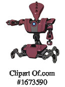 Robot Clipart #1673590 by Leo Blanchette