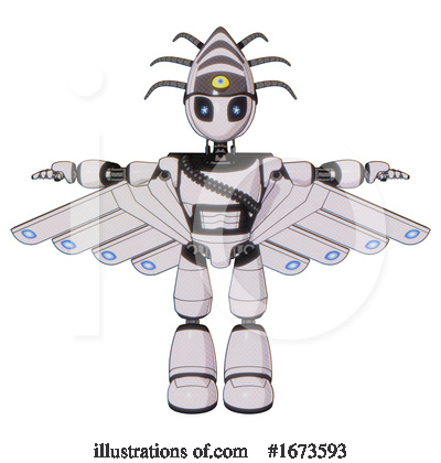 Royalty-Free (RF) Robot Clipart Illustration by Leo Blanchette - Stock Sample #1673593