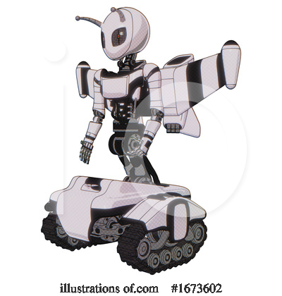 Royalty-Free (RF) Robot Clipart Illustration by Leo Blanchette - Stock Sample #1673602