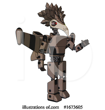 Royalty-Free (RF) Robot Clipart Illustration by Leo Blanchette - Stock Sample #1673605