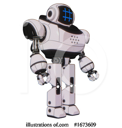 Royalty-Free (RF) Robot Clipart Illustration by Leo Blanchette - Stock Sample #1673609