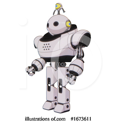 Royalty-Free (RF) Robot Clipart Illustration by Leo Blanchette - Stock Sample #1673611