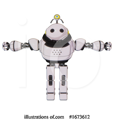 Royalty-Free (RF) Robot Clipart Illustration by Leo Blanchette - Stock Sample #1673612