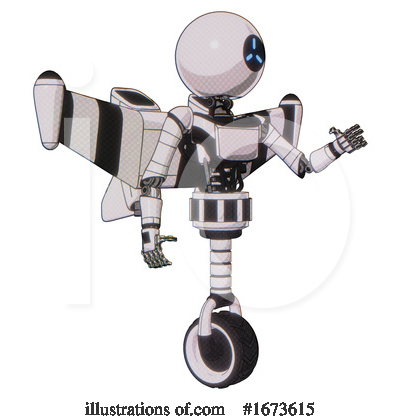 Royalty-Free (RF) Robot Clipart Illustration by Leo Blanchette - Stock Sample #1673615