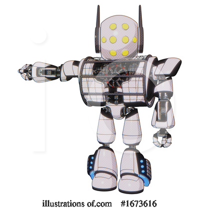 Royalty-Free (RF) Robot Clipart Illustration by Leo Blanchette - Stock Sample #1673616