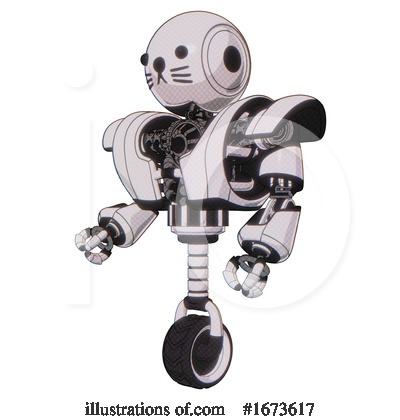 Royalty-Free (RF) Robot Clipart Illustration by Leo Blanchette - Stock Sample #1673617