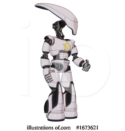 Royalty-Free (RF) Robot Clipart Illustration by Leo Blanchette - Stock Sample #1673621