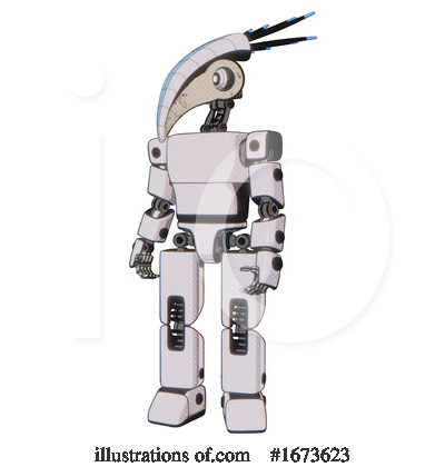 Royalty-Free (RF) Robot Clipart Illustration by Leo Blanchette - Stock Sample #1673623