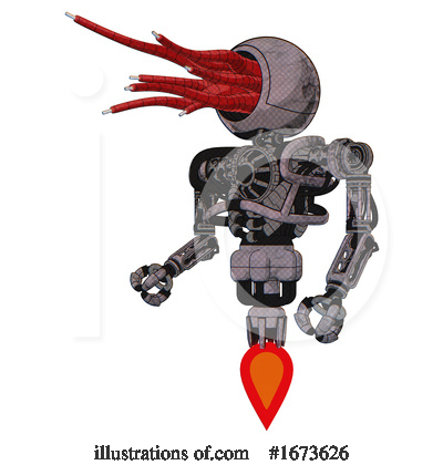 Royalty-Free (RF) Robot Clipart Illustration by Leo Blanchette - Stock Sample #1673626