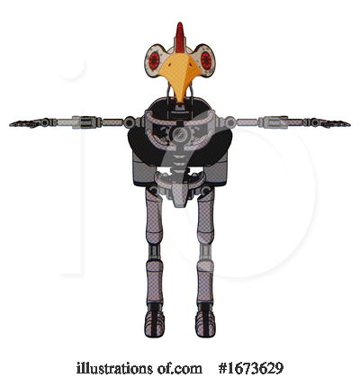 Royalty-Free (RF) Robot Clipart Illustration by Leo Blanchette - Stock Sample #1673629