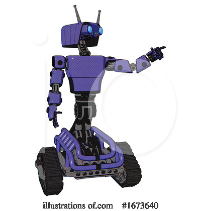 Royalty-Free (RF) Robot Clipart Illustration by Leo Blanchette - Stock Sample #1673640
