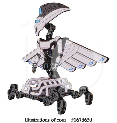Royalty-Free (RF) Robot Clipart Illustration by Leo Blanchette - Stock Sample #1673650