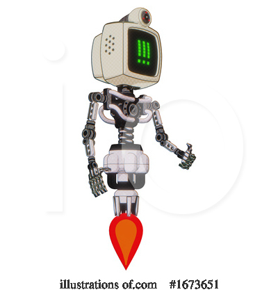 Royalty-Free (RF) Robot Clipart Illustration by Leo Blanchette - Stock Sample #1673651