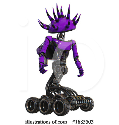 Royalty-Free (RF) Robot Clipart Illustration by Leo Blanchette - Stock Sample #1685503