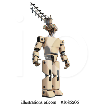Royalty-Free (RF) Robot Clipart Illustration by Leo Blanchette - Stock Sample #1685506