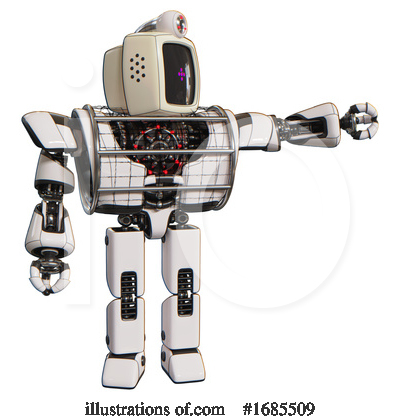 Royalty-Free (RF) Robot Clipart Illustration by Leo Blanchette - Stock Sample #1685509