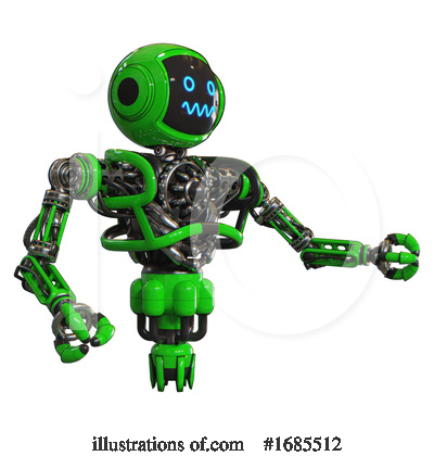 Royalty-Free (RF) Robot Clipart Illustration by Leo Blanchette - Stock Sample #1685512
