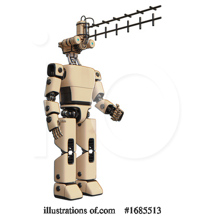 Royalty-Free (RF) Robot Clipart Illustration by Leo Blanchette - Stock Sample #1685513