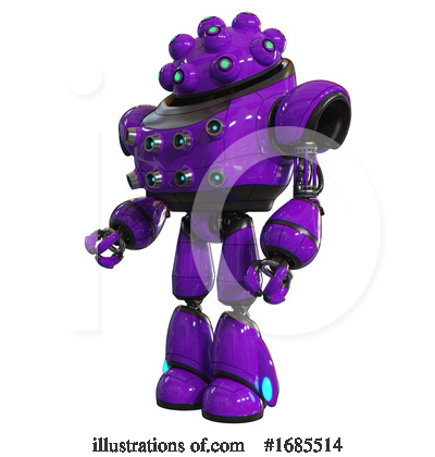 Royalty-Free (RF) Robot Clipart Illustration by Leo Blanchette - Stock Sample #1685514
