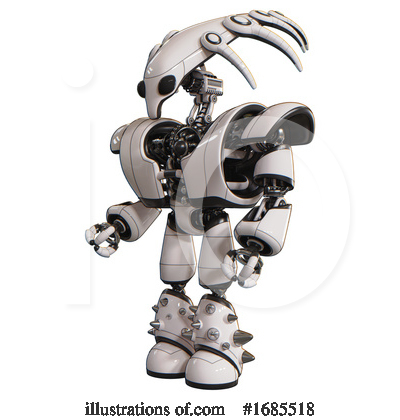 Royalty-Free (RF) Robot Clipart Illustration by Leo Blanchette - Stock Sample #1685518