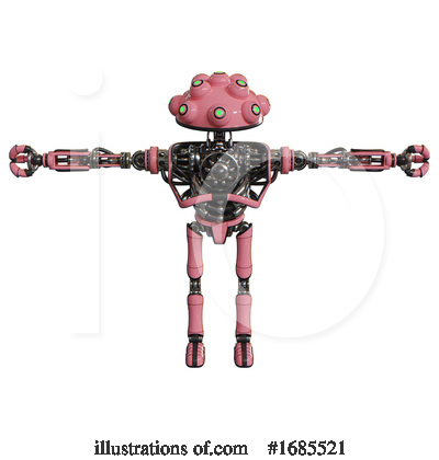 Royalty-Free (RF) Robot Clipart Illustration by Leo Blanchette - Stock Sample #1685521