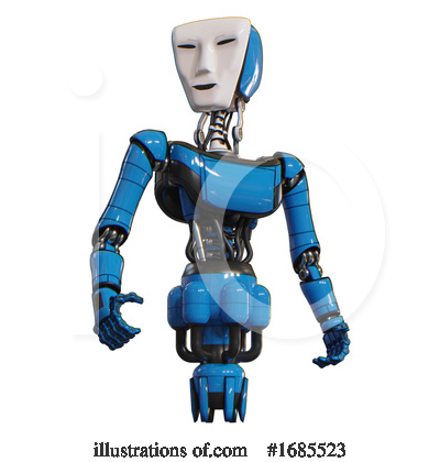 Royalty-Free (RF) Robot Clipart Illustration by Leo Blanchette - Stock Sample #1685523