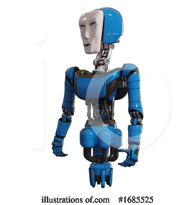 Royalty-Free (RF) Robot Clipart Illustration by Leo Blanchette - Stock Sample #1685525