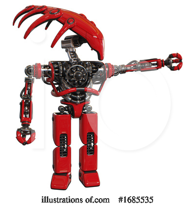 Royalty-Free (RF) Robot Clipart Illustration by Leo Blanchette - Stock Sample #1685535