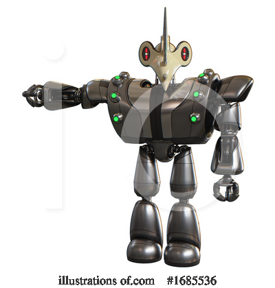 Royalty-Free (RF) Robot Clipart Illustration by Leo Blanchette - Stock Sample #1685536
