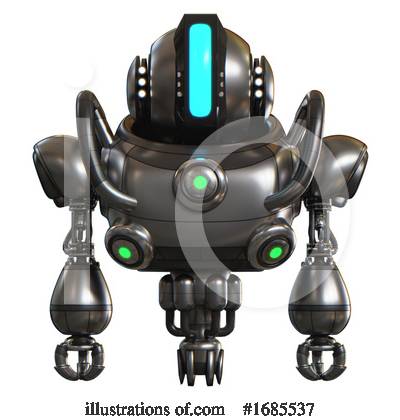 Royalty-Free (RF) Robot Clipart Illustration by Leo Blanchette - Stock Sample #1685537