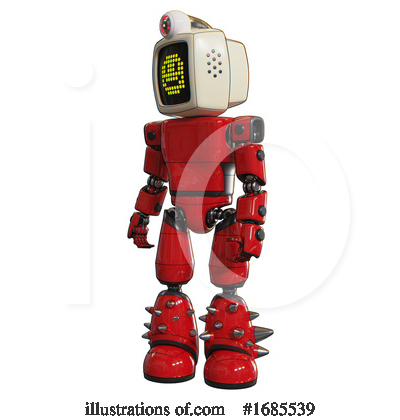 Royalty-Free (RF) Robot Clipart Illustration by Leo Blanchette - Stock Sample #1685539