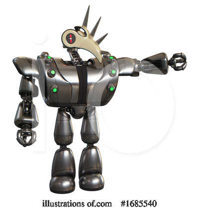 Royalty-Free (RF) Robot Clipart Illustration by Leo Blanchette - Stock Sample #1685540