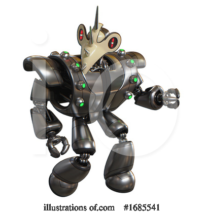 Royalty-Free (RF) Robot Clipart Illustration by Leo Blanchette - Stock Sample #1685541