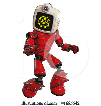 Royalty-Free (RF) Robot Clipart Illustration by Leo Blanchette - Stock Sample #1685542