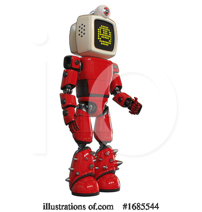 Royalty-Free (RF) Robot Clipart Illustration by Leo Blanchette - Stock Sample #1685544