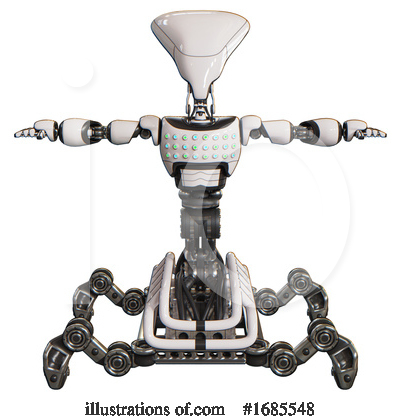 Royalty-Free (RF) Robot Clipart Illustration by Leo Blanchette - Stock Sample #1685548