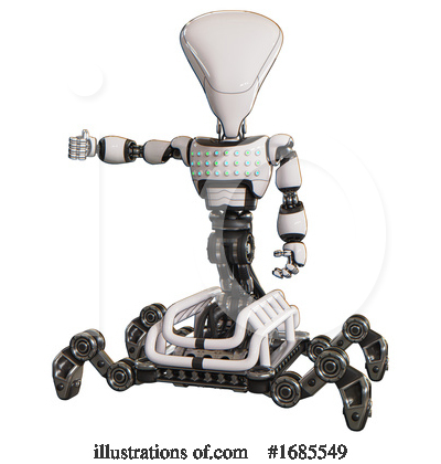 Royalty-Free (RF) Robot Clipart Illustration by Leo Blanchette - Stock Sample #1685549