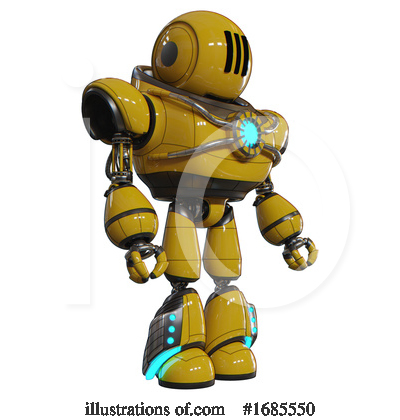 Royalty-Free (RF) Robot Clipart Illustration by Leo Blanchette - Stock Sample #1685550