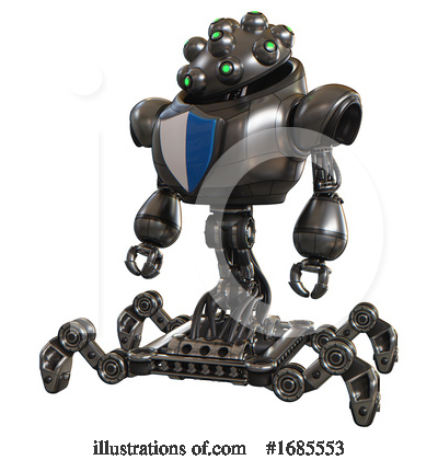 Royalty-Free (RF) Robot Clipart Illustration by Leo Blanchette - Stock Sample #1685553