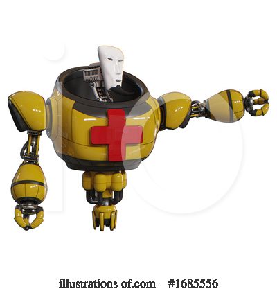 Royalty-Free (RF) Robot Clipart Illustration by Leo Blanchette - Stock Sample #1685556