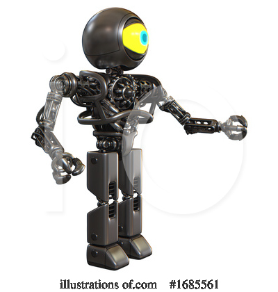 Royalty-Free (RF) Robot Clipart Illustration by Leo Blanchette - Stock Sample #1685561