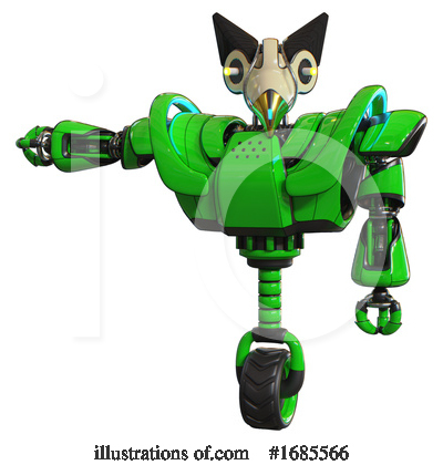 Royalty-Free (RF) Robot Clipart Illustration by Leo Blanchette - Stock Sample #1685566