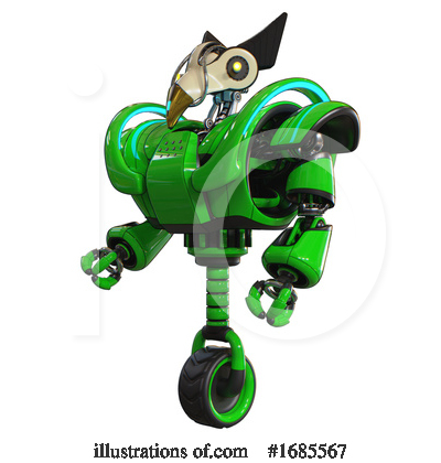 Royalty-Free (RF) Robot Clipart Illustration by Leo Blanchette - Stock Sample #1685567