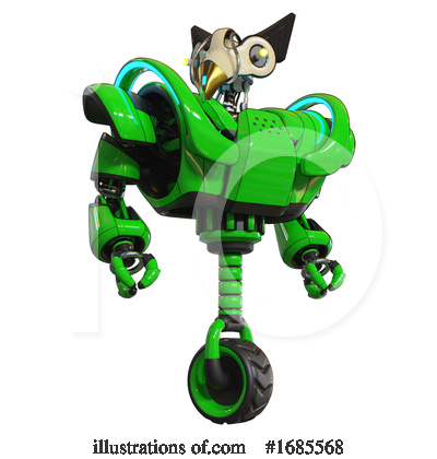 Royalty-Free (RF) Robot Clipart Illustration by Leo Blanchette - Stock Sample #1685568