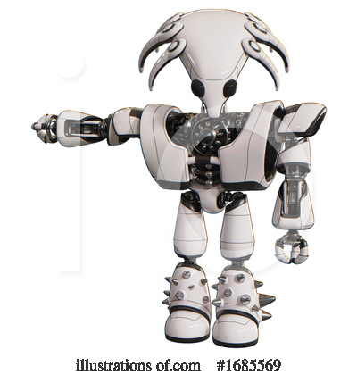 Royalty-Free (RF) Robot Clipart Illustration by Leo Blanchette - Stock Sample #1685569