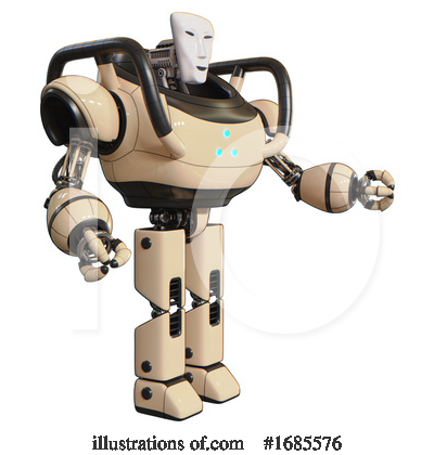 Royalty-Free (RF) Robot Clipart Illustration by Leo Blanchette - Stock Sample #1685576